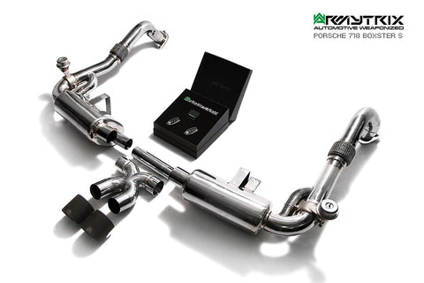 Armytrix Exhaust Porsche 718 Boxster and Cayman