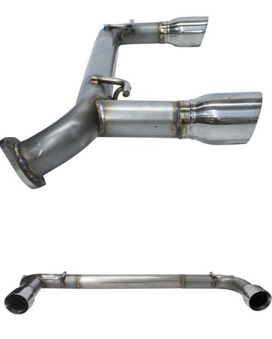 Berk Technology Dual Muffler Delete Track Pipe