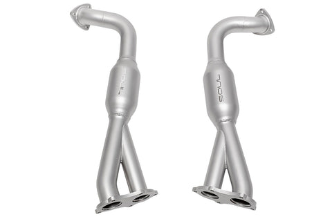 PORSCHE 718 GT4 / SPYDER / GTS 4.0L SOUL RESONATED OVER AXLE PIPES