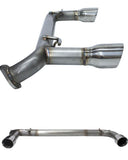 Berk Technology Dual Muffler Delete Track Pipe