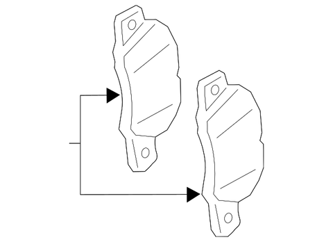 Porsche 718 Rear Brake Pads for Cayman/Boxster Base and S Model