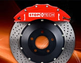 Stoptech Drilled Rotors and Street Performance Pads for Porsche 14-16 S or GTS Cayman